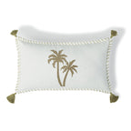 Housse De Coussin Toile De Coton 50X30 Oasis Sable
