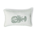 Cotton Canvas Cushion Cover 50x30 - Lobster - Glacier Blue