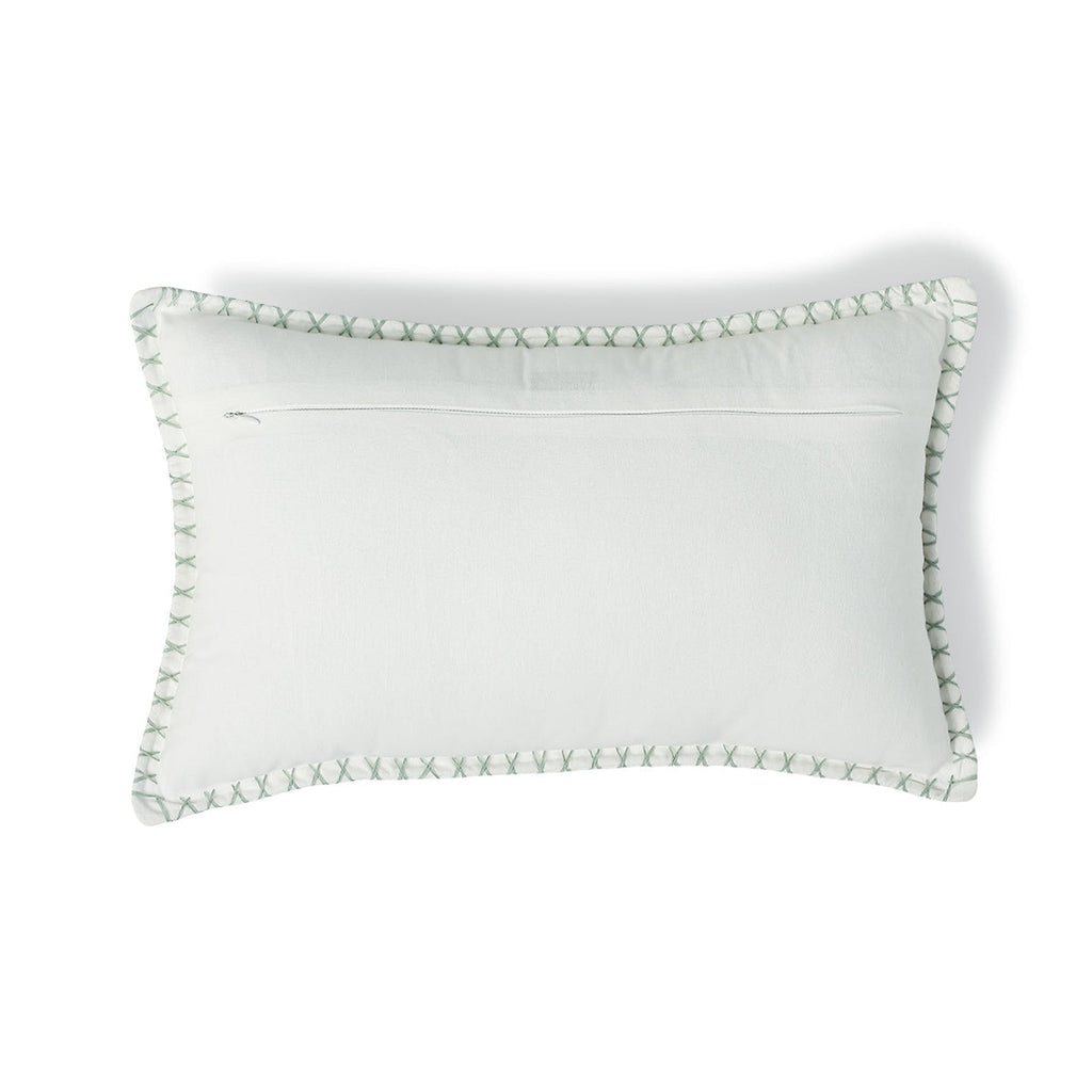 Cotton Canvas Cushion Cover 50x30 - Lobster - Glacier Blue