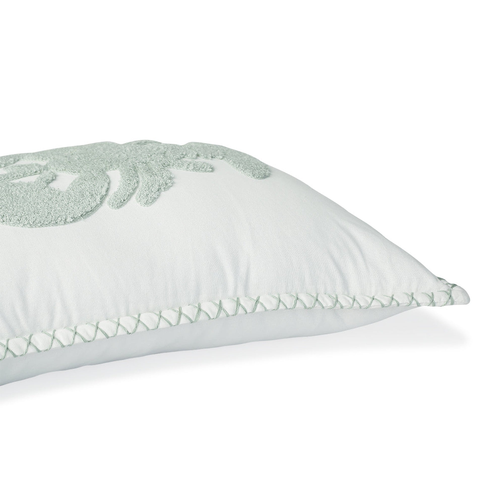 Cotton Canvas Cushion Cover 50x30 - Lobster - Glacier Blue