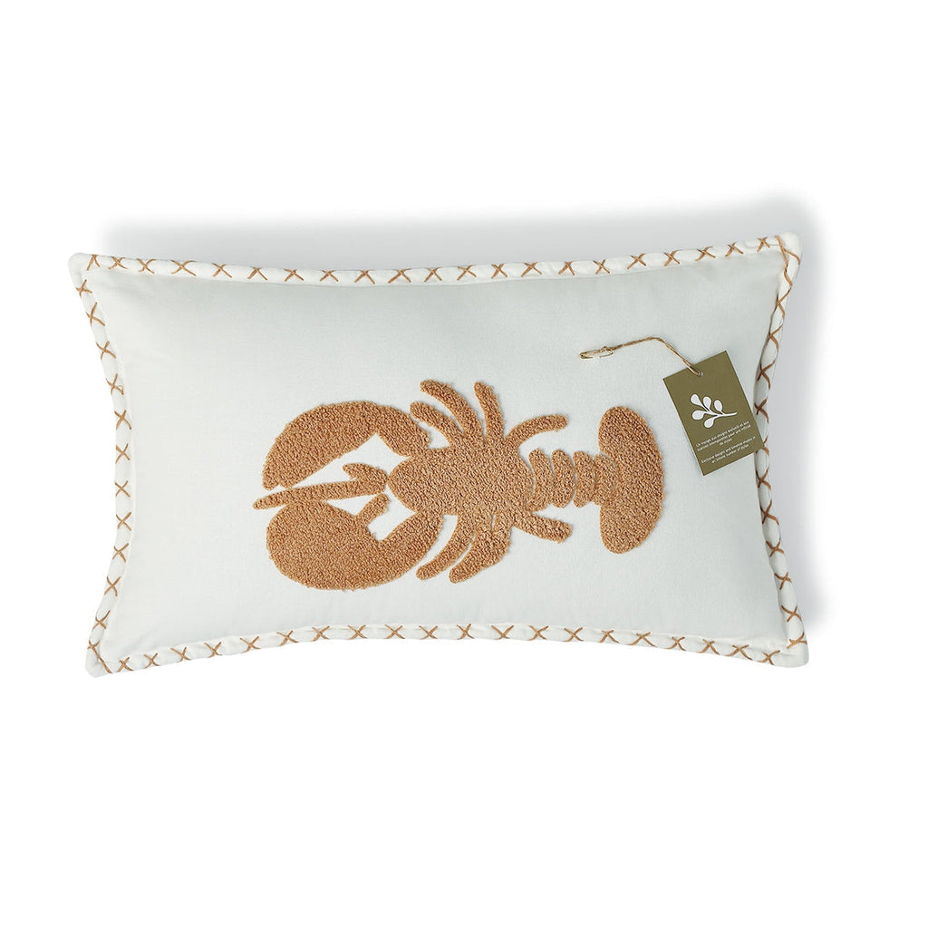 Lobster Cushion Cover - Sienna - Cotton Canvas