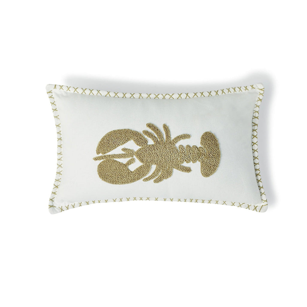Housse De Coussin Toile De Coton 50X30 Lobster Sable