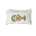 Housse De Coussin Toile De Coton 50X30 Lobster Sable