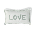 Housse De Coussin Toile De Coton 50X30 Xlove Bleu Glacier