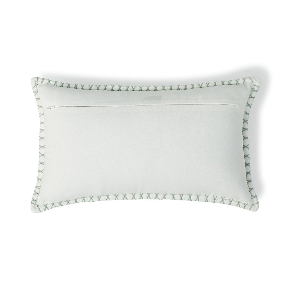 Housse De Coussin Toile De Coton 50X30 Xlove Bleu Glacier