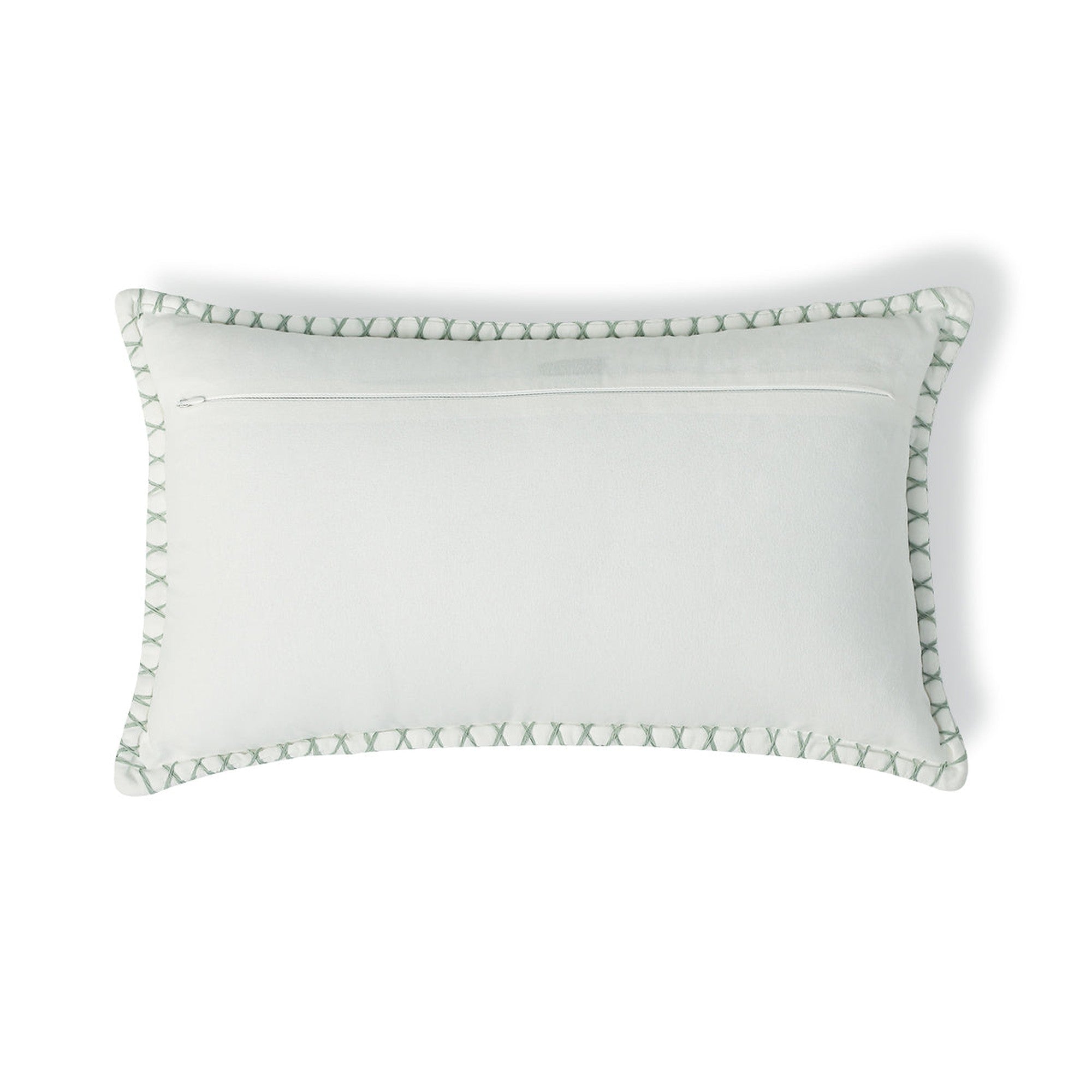 Housse De Coussin Toile De Coton 50X30 Xlove Bleu Glacier