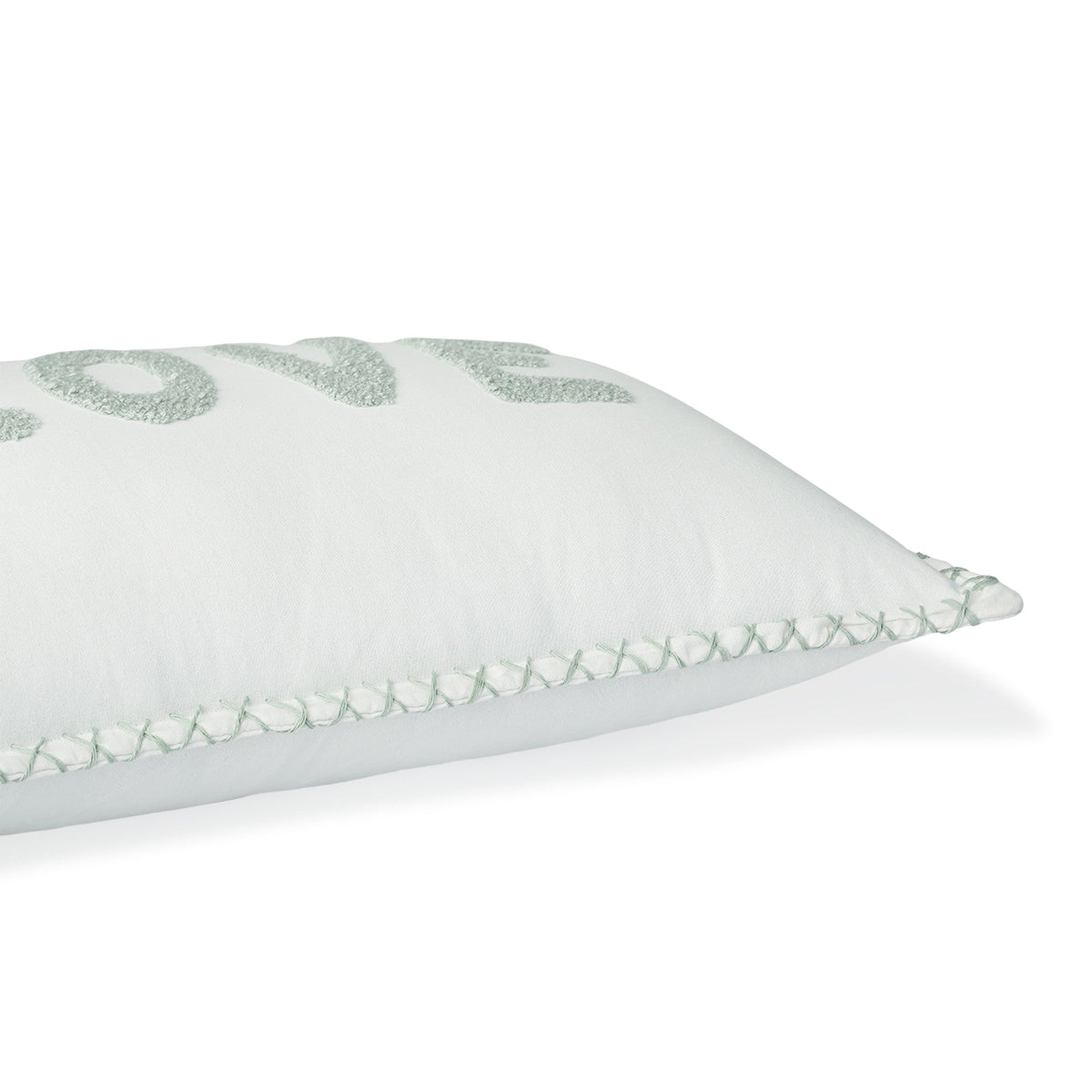 Housse De Coussin Toile De Coton 50X30 Xlove Bleu Glacier