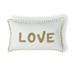 Housse De Coussin Toile De Coton 50X30 Xlove Sable