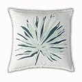 Palma - Coussin - Toile De Coton - Bleu Glacier