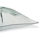 Palma - Coussin - Toile De Coton - Bleu Glacier