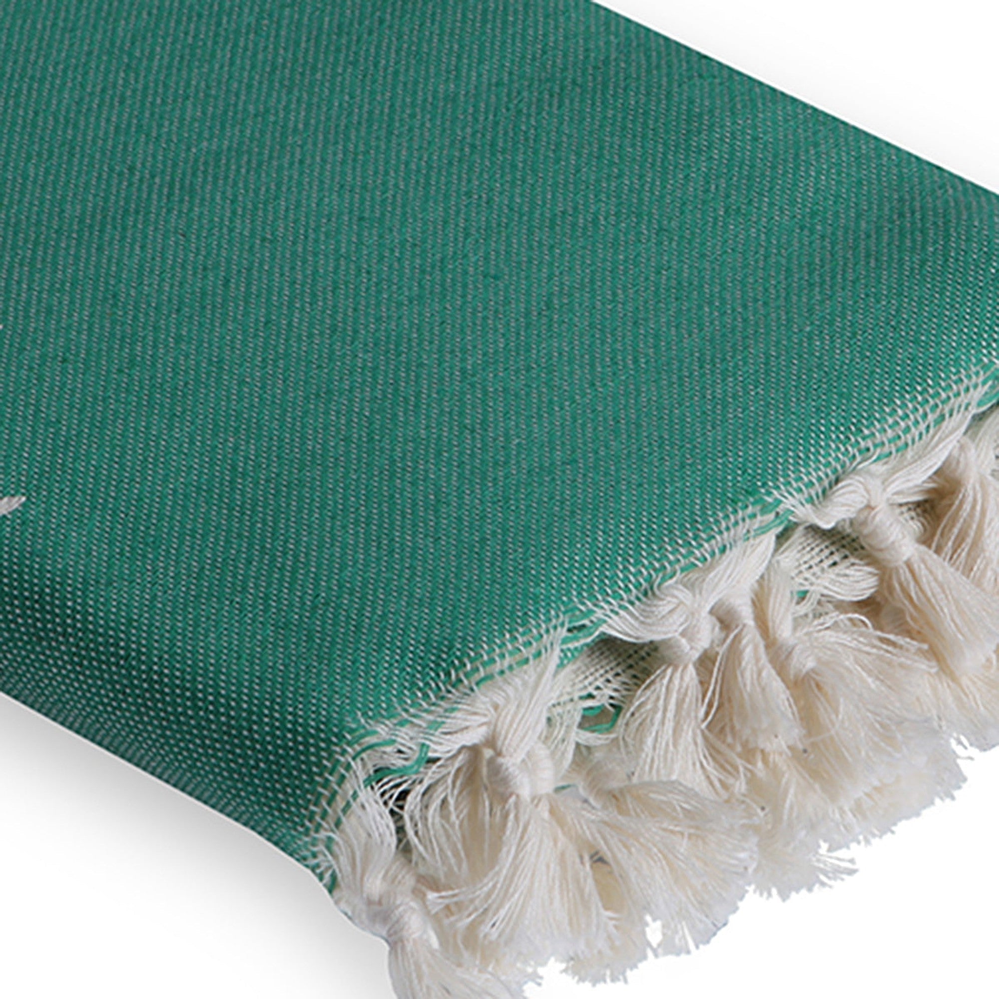 Jacquard cotton fouta 100x200 PALM TREE brazil green