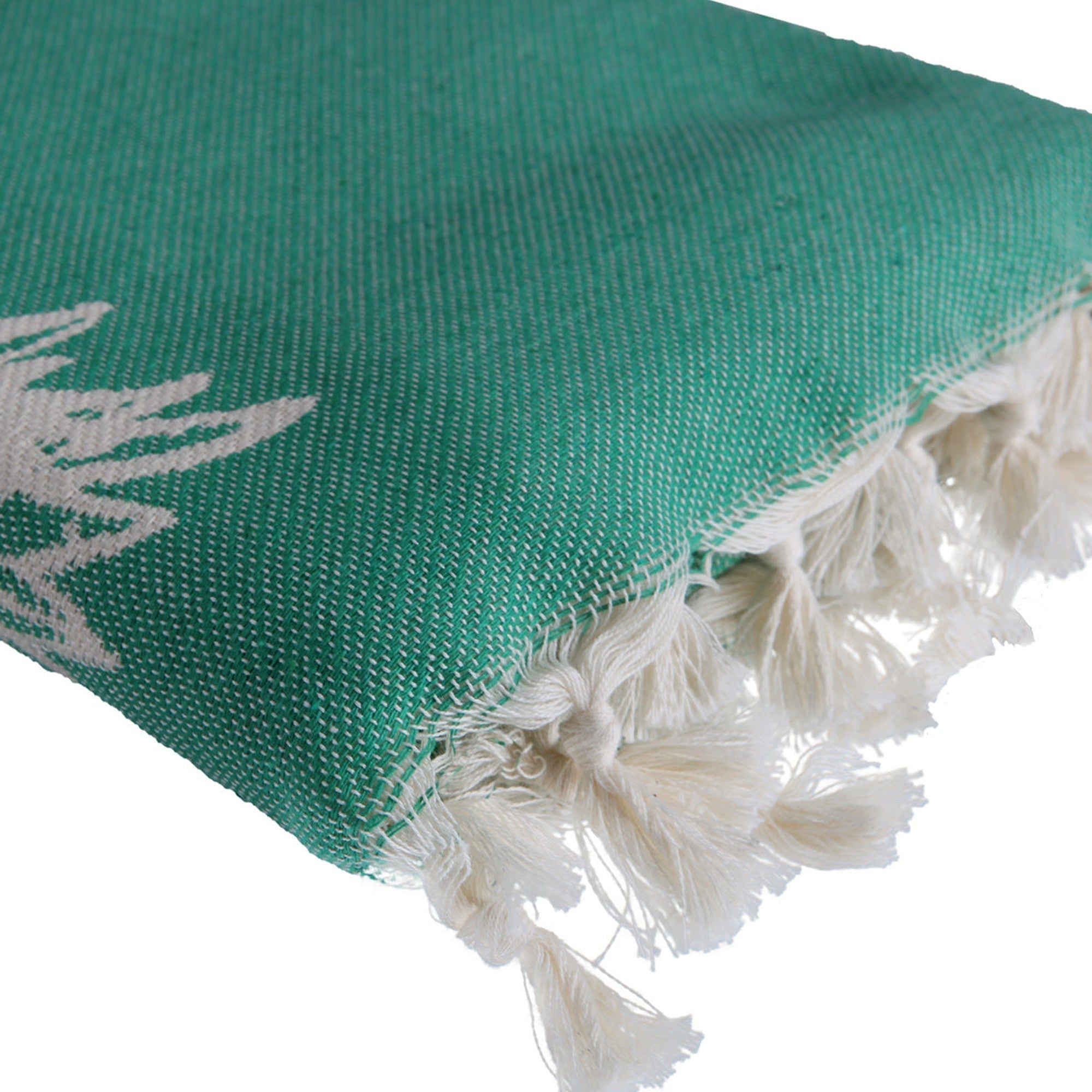 Jacquard cotton fouta 100x200 PINEAPPLE brazil green