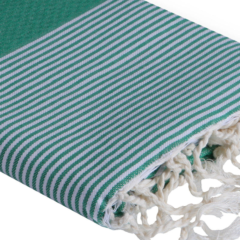 Honeycomb Fouta - Cotton - Brazil Green - Ibiza