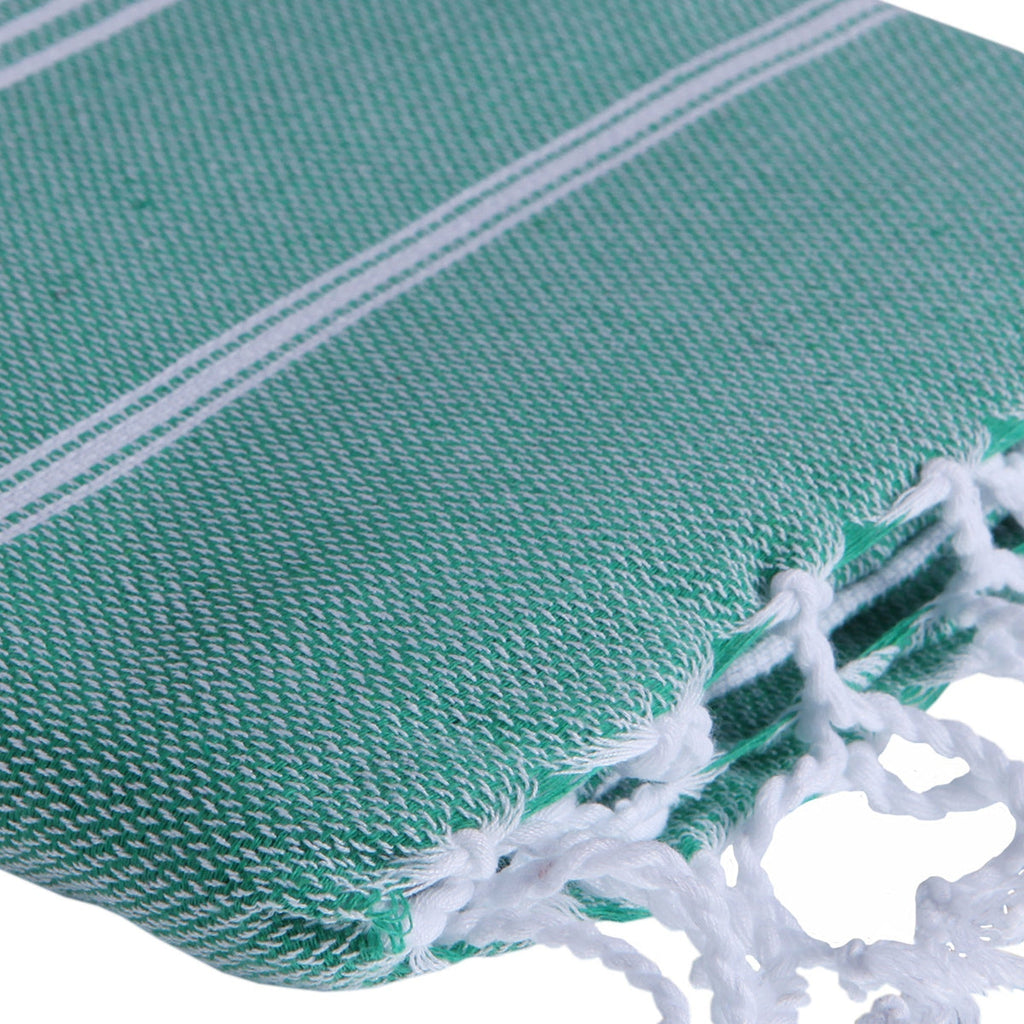 Fouta Coton 100X200 Mykonos Vert Brésil