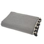 Megeve - Plaid - Algodón - Gris Medio