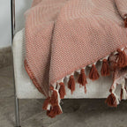 Megeve - Plaid - Algodón - Rojo Terracota