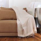 Courchevel Cotton Throw - Ecru