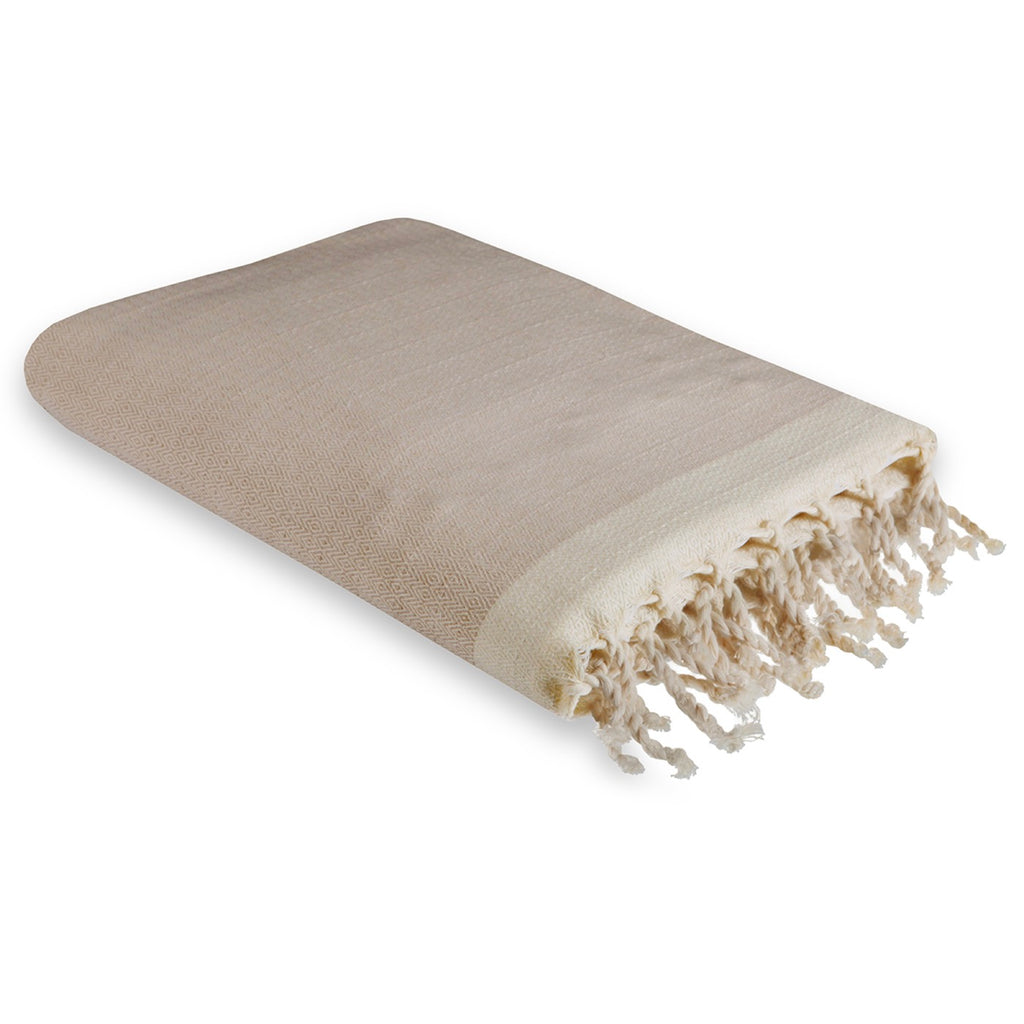 Courchevel Cotton Throw - Ecru