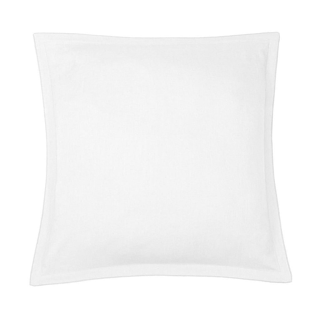 Hortensia - Lot De 2 Taies D'Oreiller - Lin Lavé - Blanc