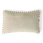 Velvet - Funda De Cojín - Terciopelo De Algodón - Tiza