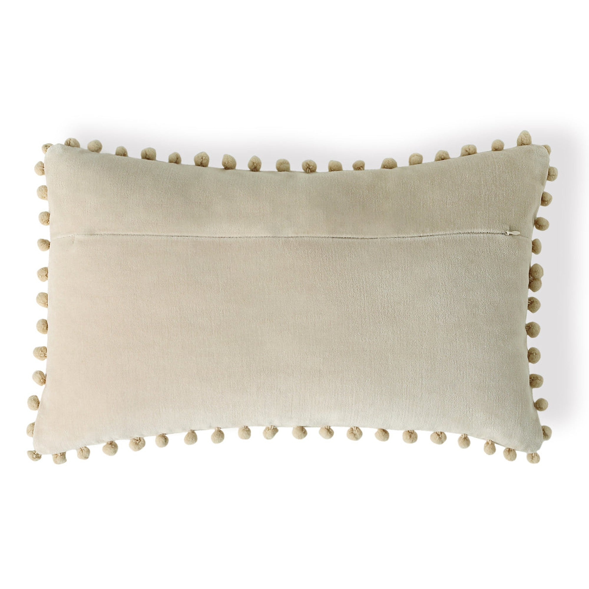 Velvet - Funda De Cojín - Terciopelo De Algodón - Tiza