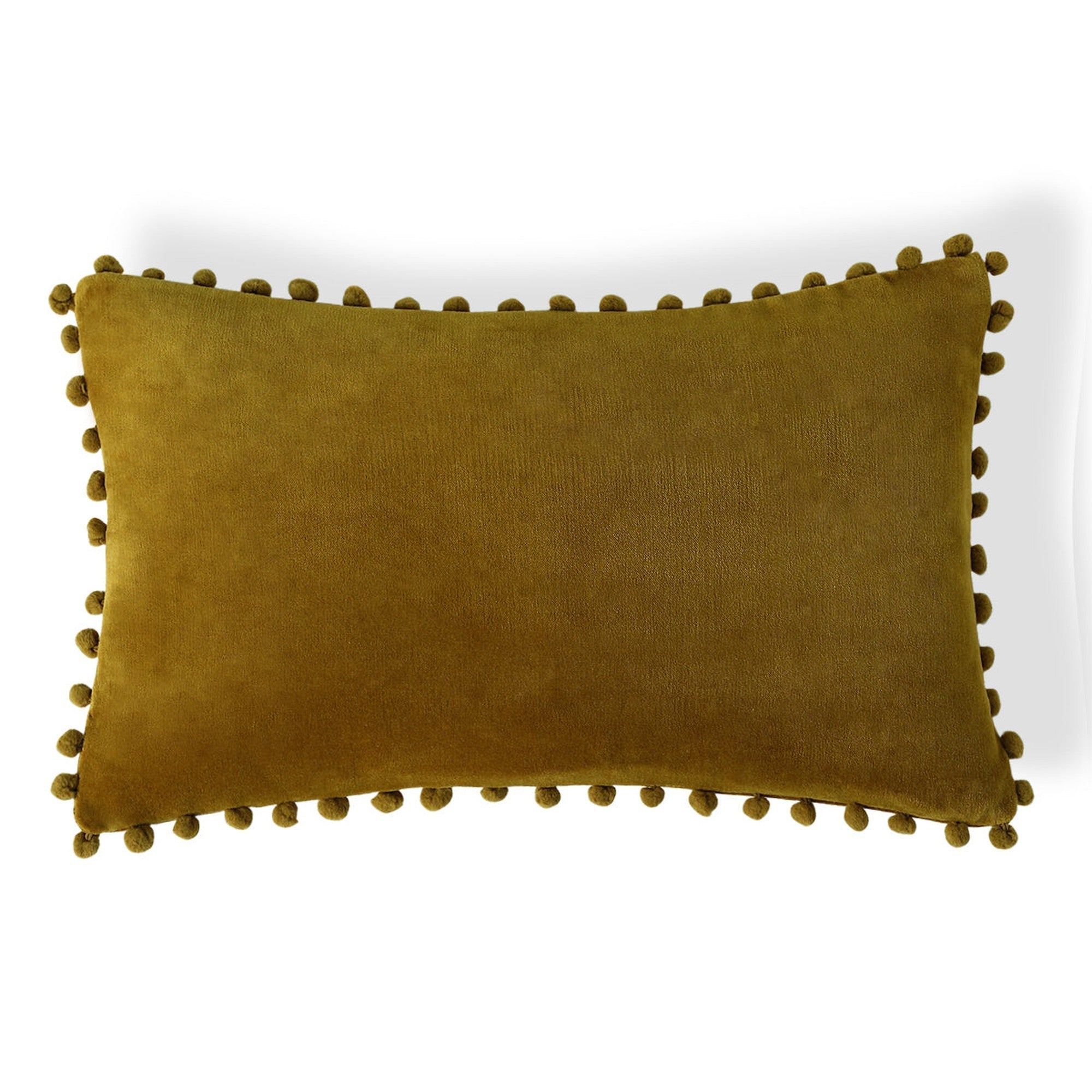 Velvet - Funda De Cojín - Terciopelo De Algodón - Amarillo Mostaza