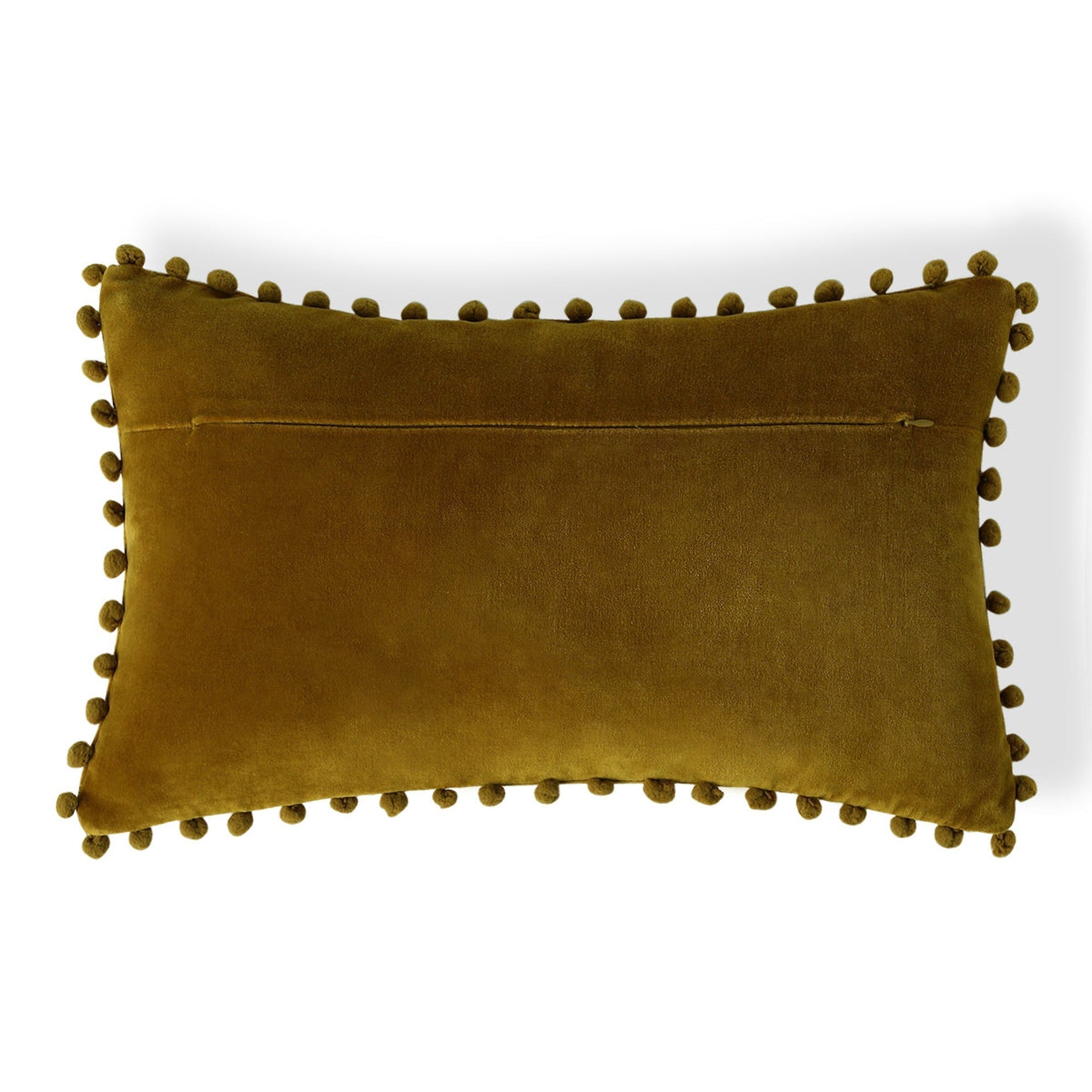 Velvet - Funda De Cojín - Terciopelo De Algodón - Amarillo Mostaza