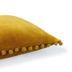 Velvet - Funda De Cojín - Terciopelo De Algodón - Amarillo Mostaza