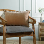 Velvet - Cushion Cover - Cotton Velvet - Camel
