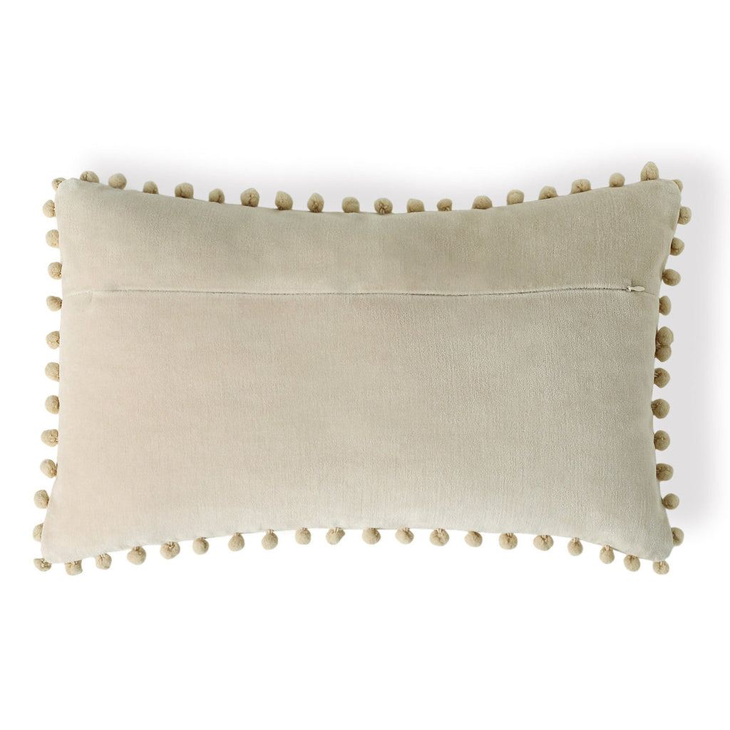 Velvet - Cojín - Terciopelo De Algodón - Creta