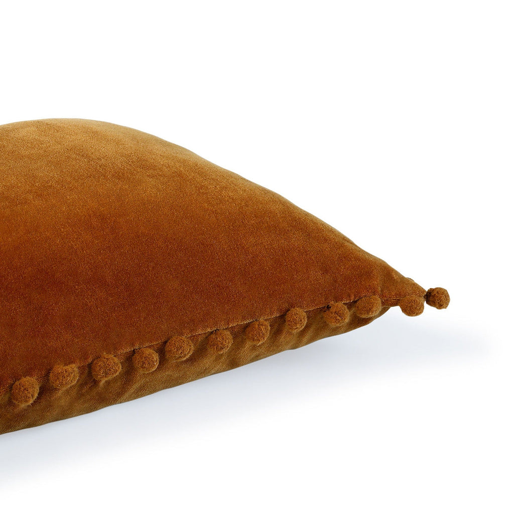 Velvet - Cushion - Cotton Velvet - Tobacco Brown