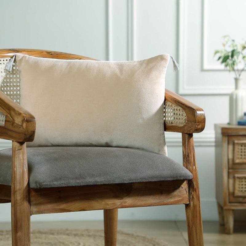 Housse De Coussin - Velours De Coton - Dune - Danube