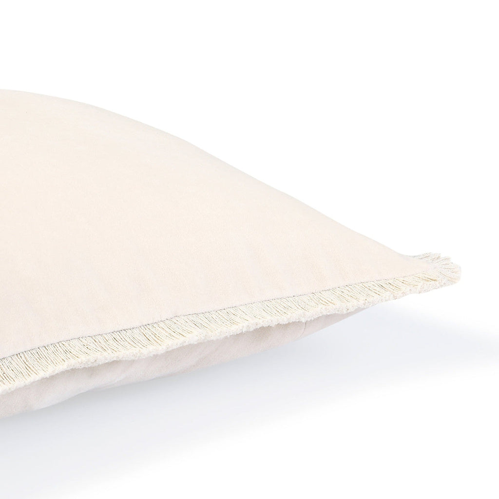 Riva - Cushion Cover - Cotton Velvet - Chalk