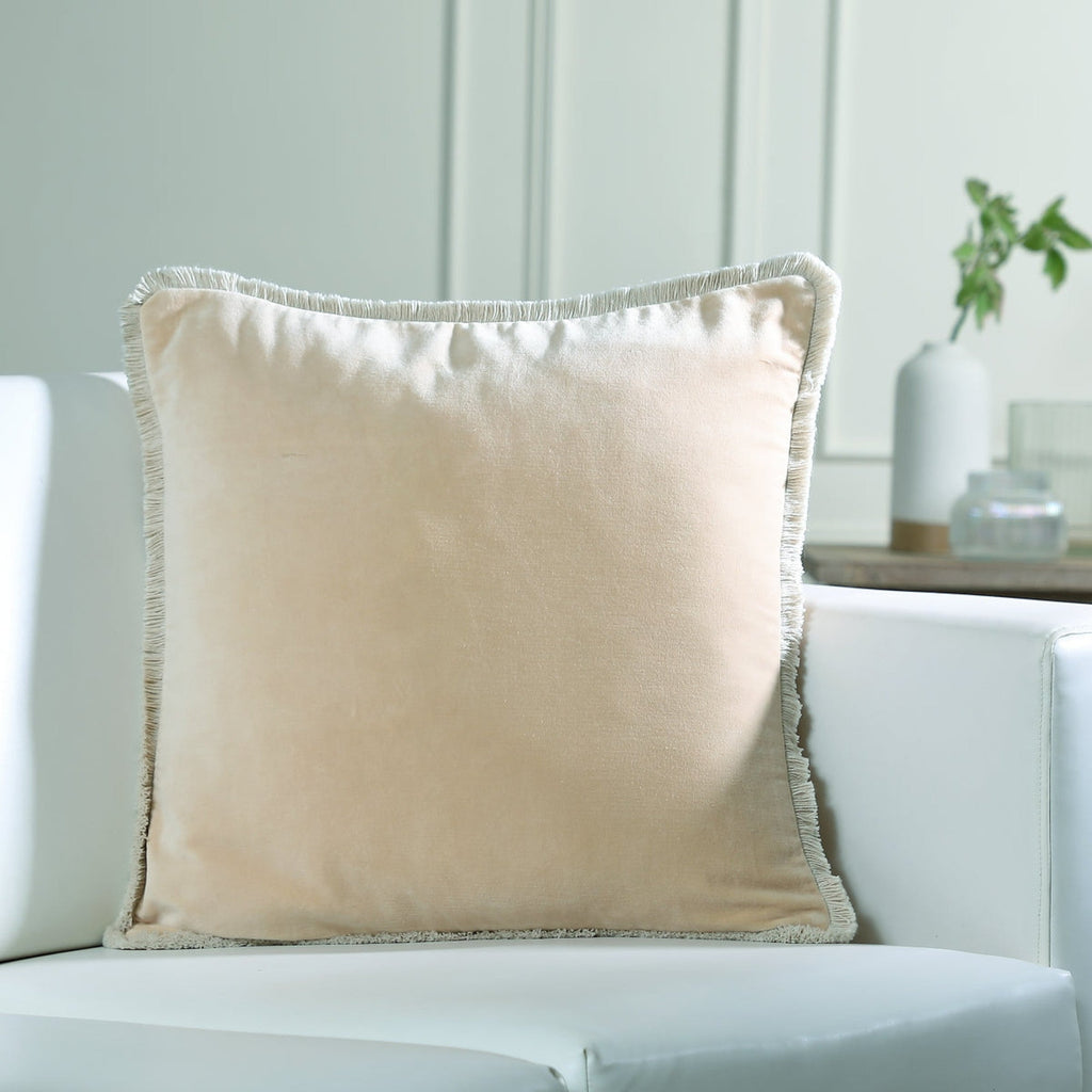 Riva - Cushion Cover - Cotton Velvet - Dune