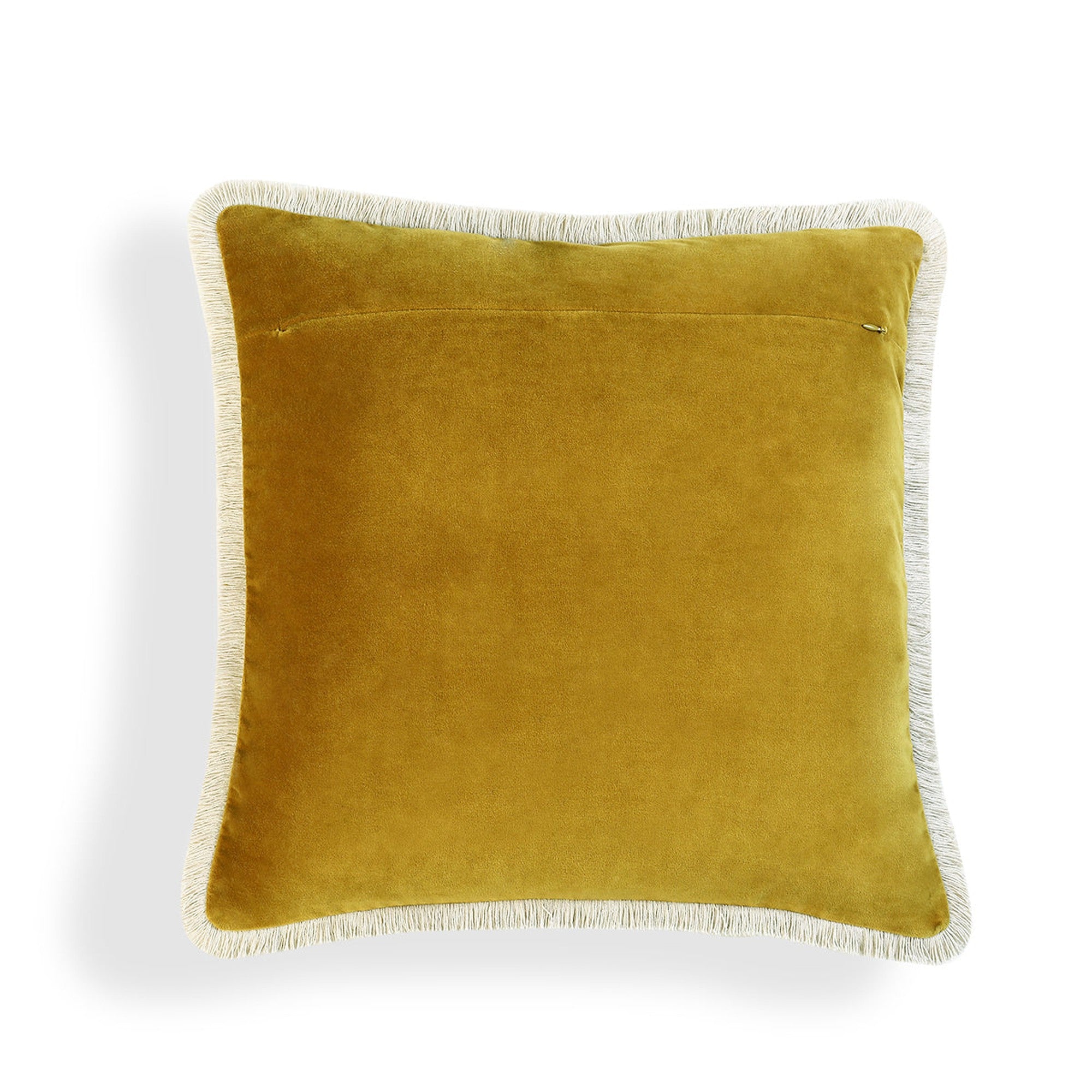 Riva - Cushion - Cotton Velvet - Mustard Yellow