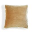 Riva - Cushion - Cotton Velvet - Camel