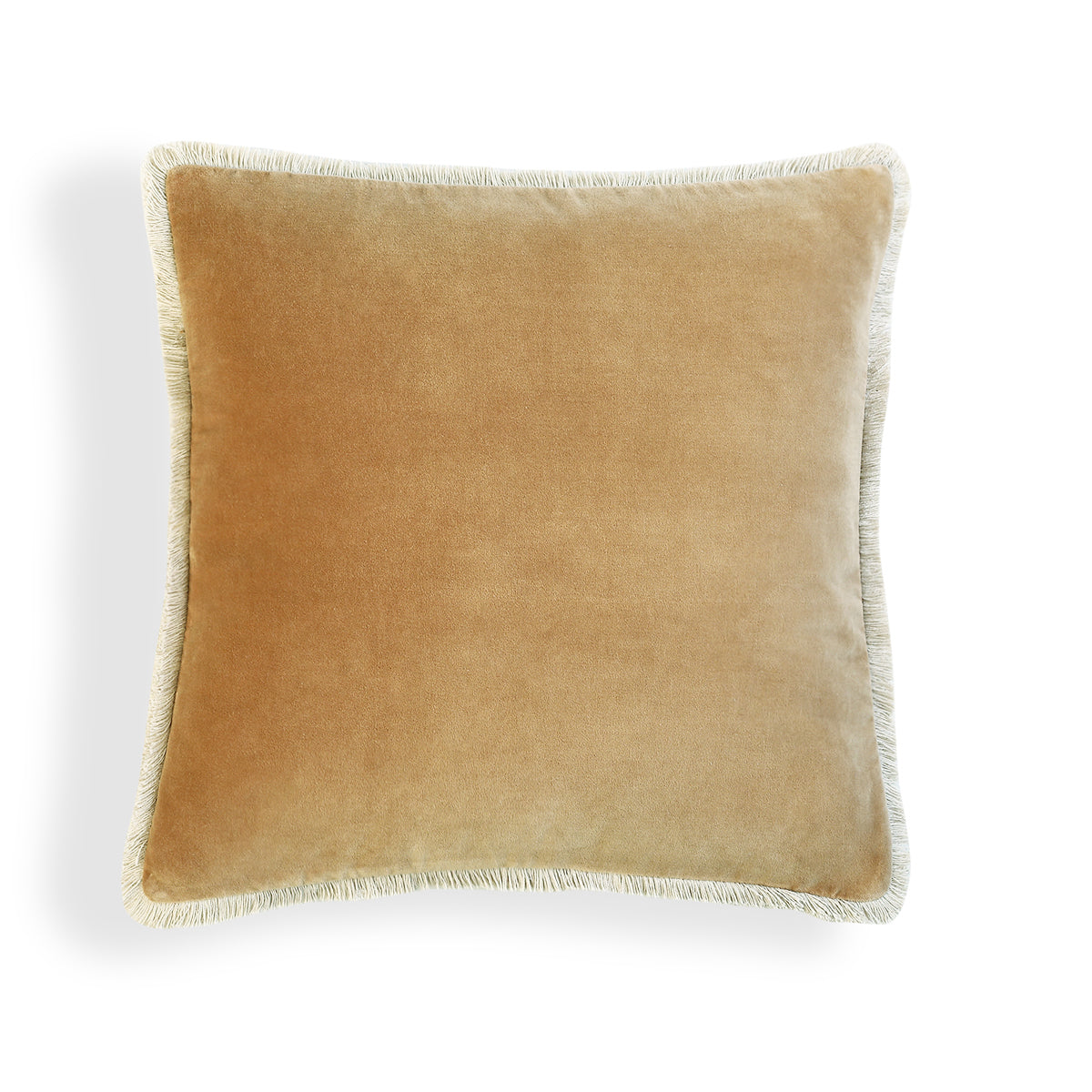 Riva - Cushion - Cotton Velvet - Camel