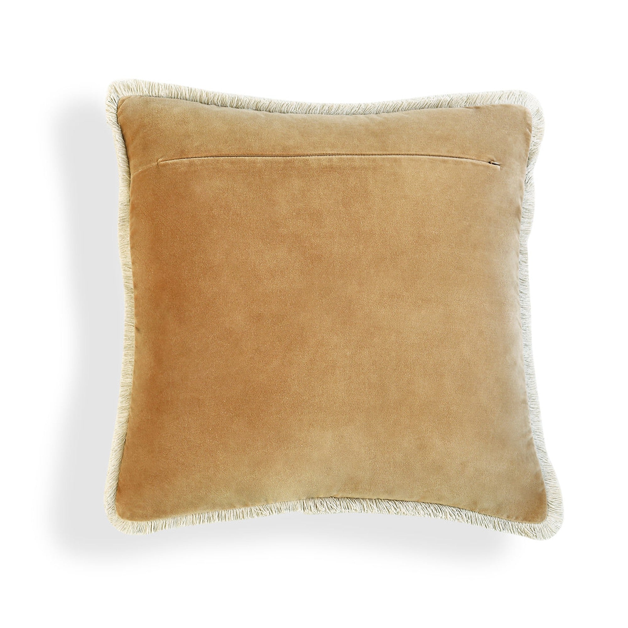 Riva - Cushion - Cotton Velvet - Camel