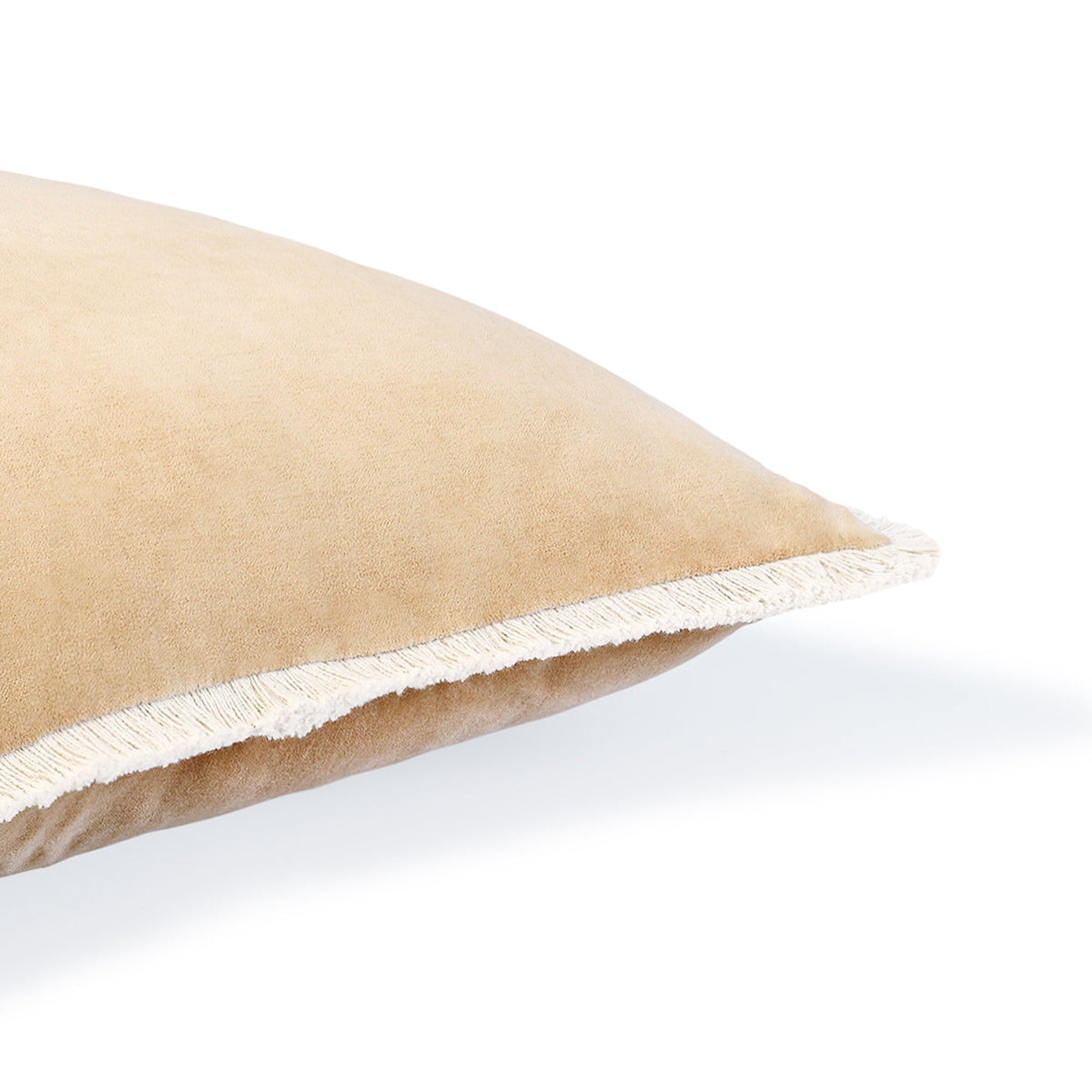 Riva - Cushion - Cotton Velvet - Camel