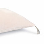 Danube - Housse De Coussin - Velours De Coton - Craie