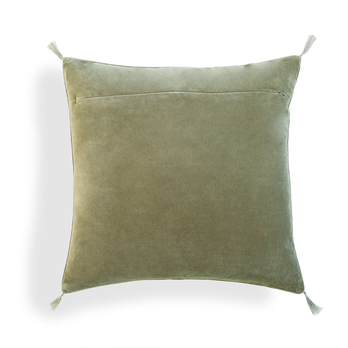 Danube - Cushion Cover - Cotton Velvet - Khaki Green