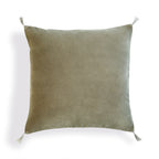 Danube - Coussin - Velours De Coton - Vert Kaki