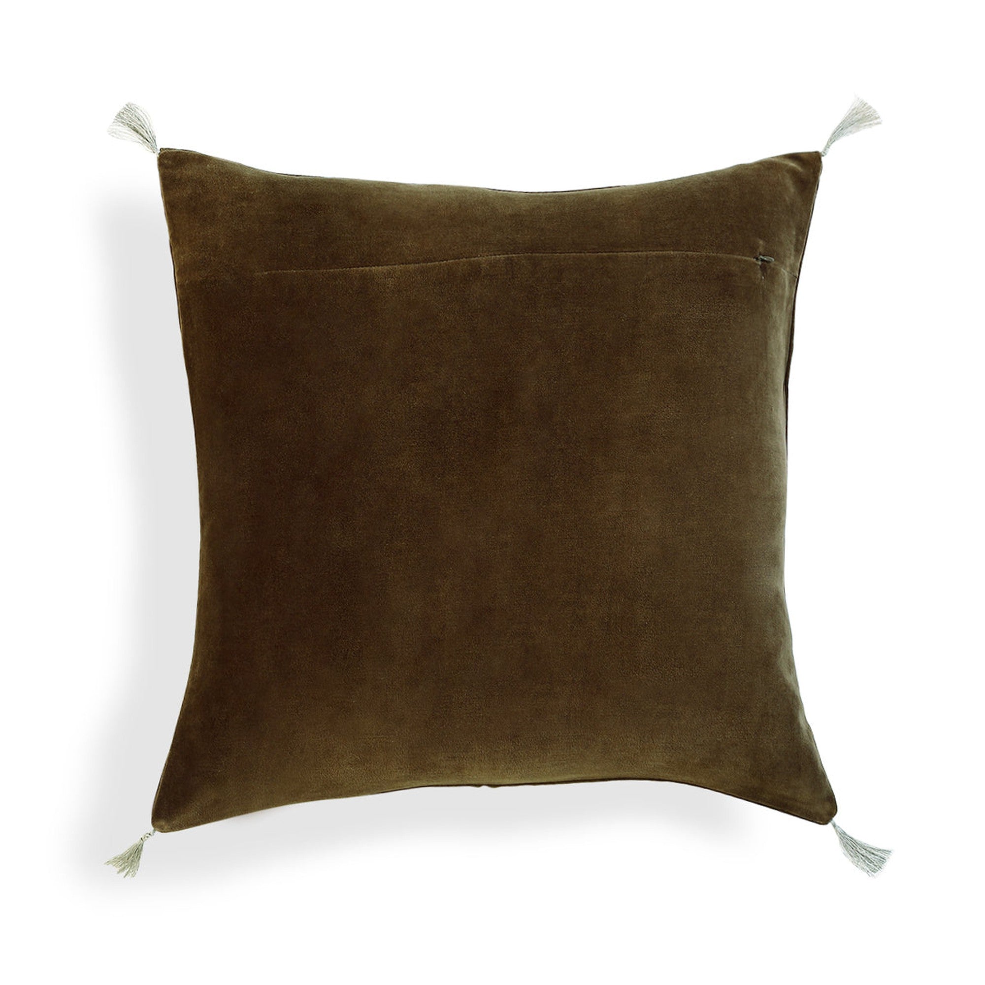 Danube - Cushion - Cotton Velvet - Oak Brown