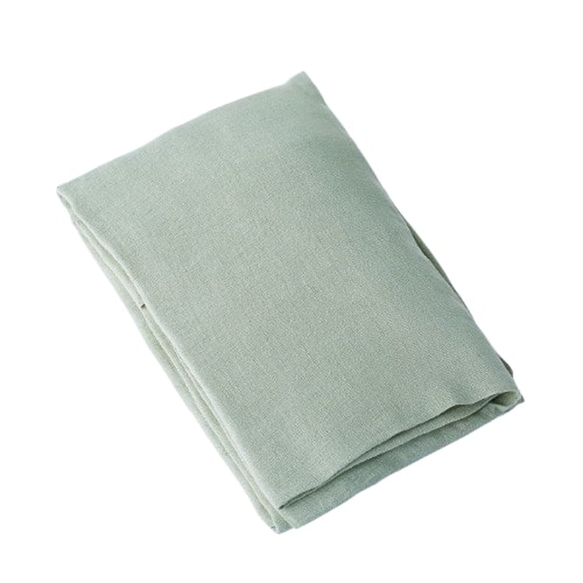 Camille - Drap Housse - Lin Lavé - Vert Céladon