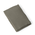 Camille - Flat Sheet - Washed Linen - Khaki Green