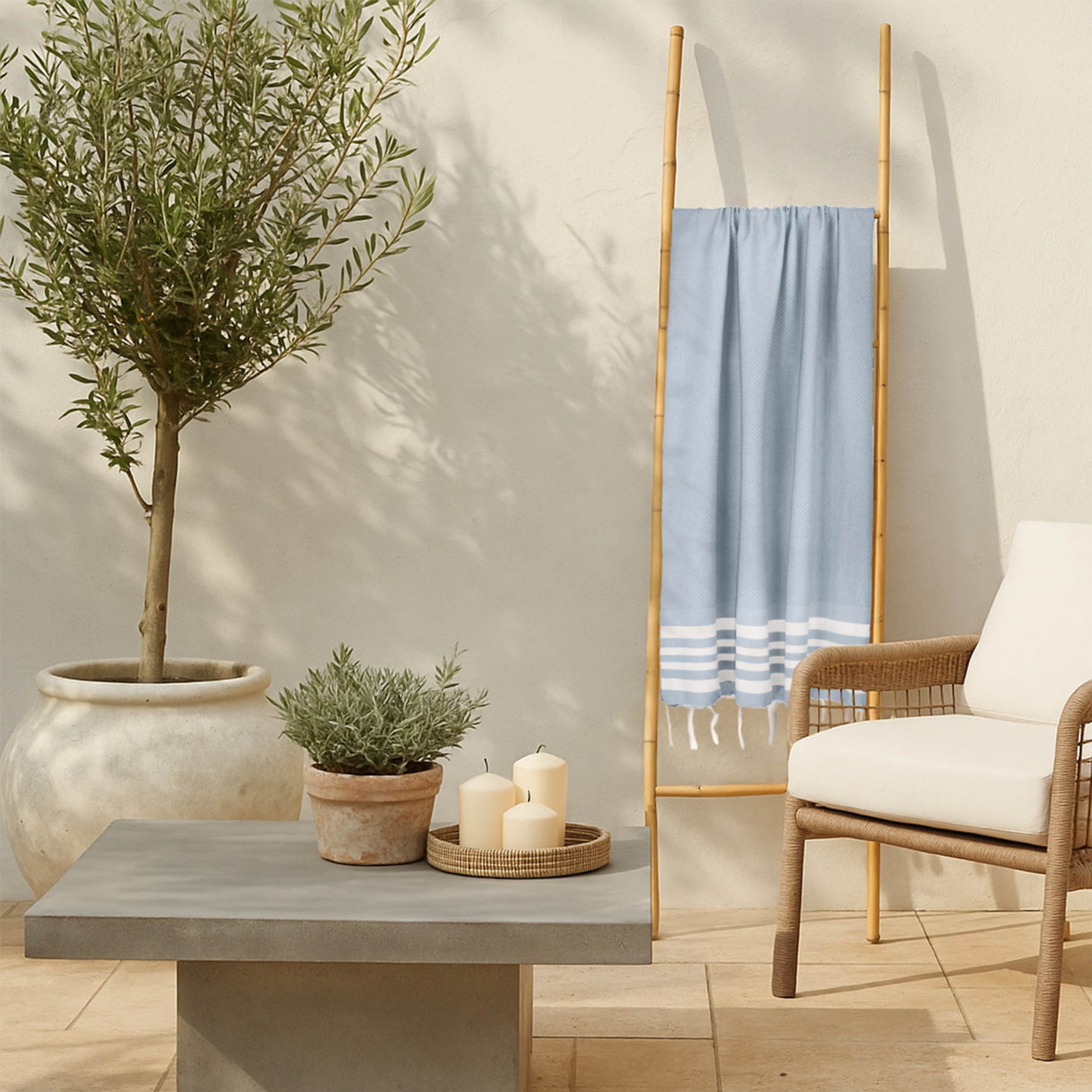 Newport - Fouta - Bleu Ciel