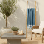 Newport - Fouta - Bleu Pétrole