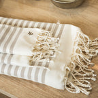 Foutas De Bain (1+2) Coton 100X200+2(40X60) Hossegor Taupe