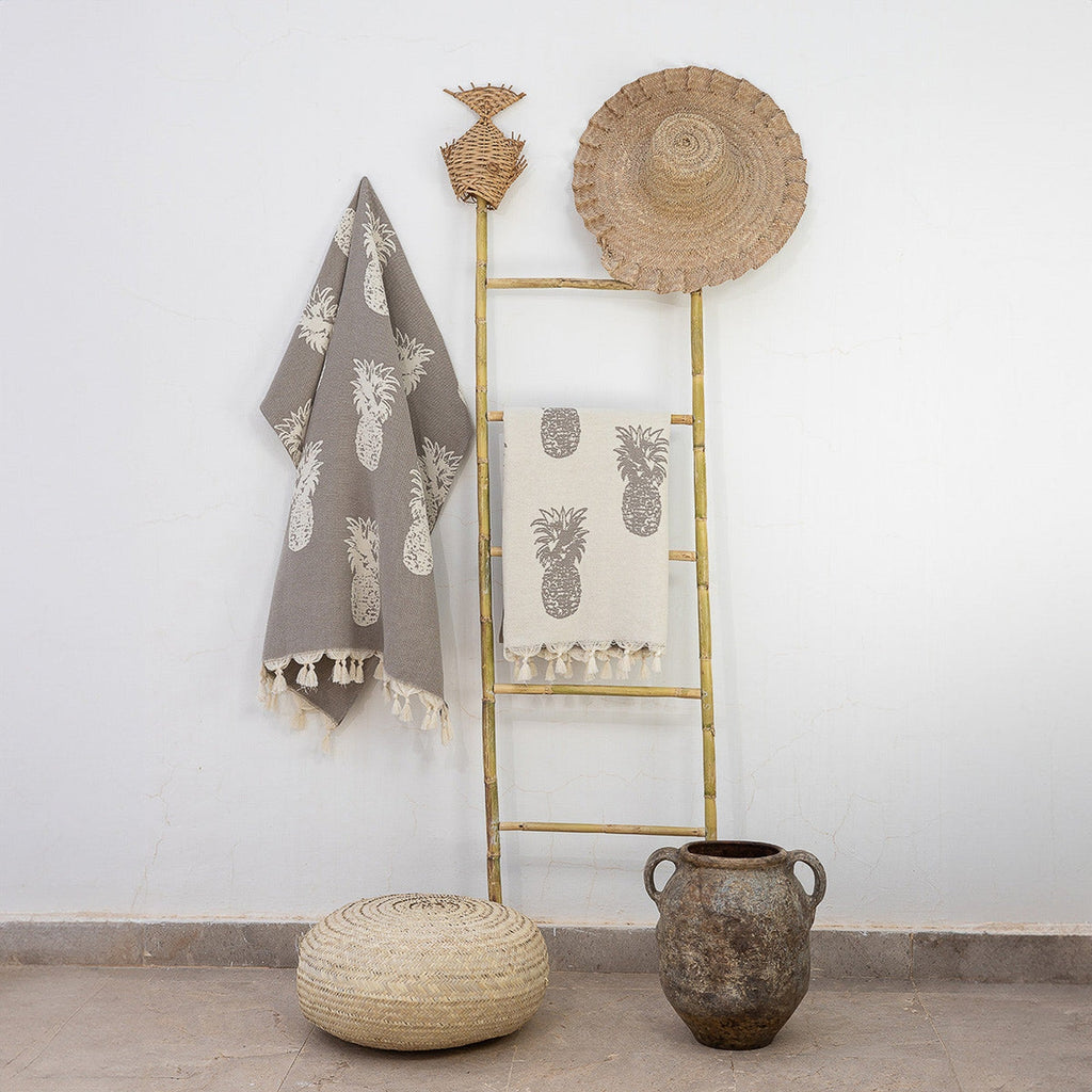Ananas - Fouta Jacquard - Taupe Clair