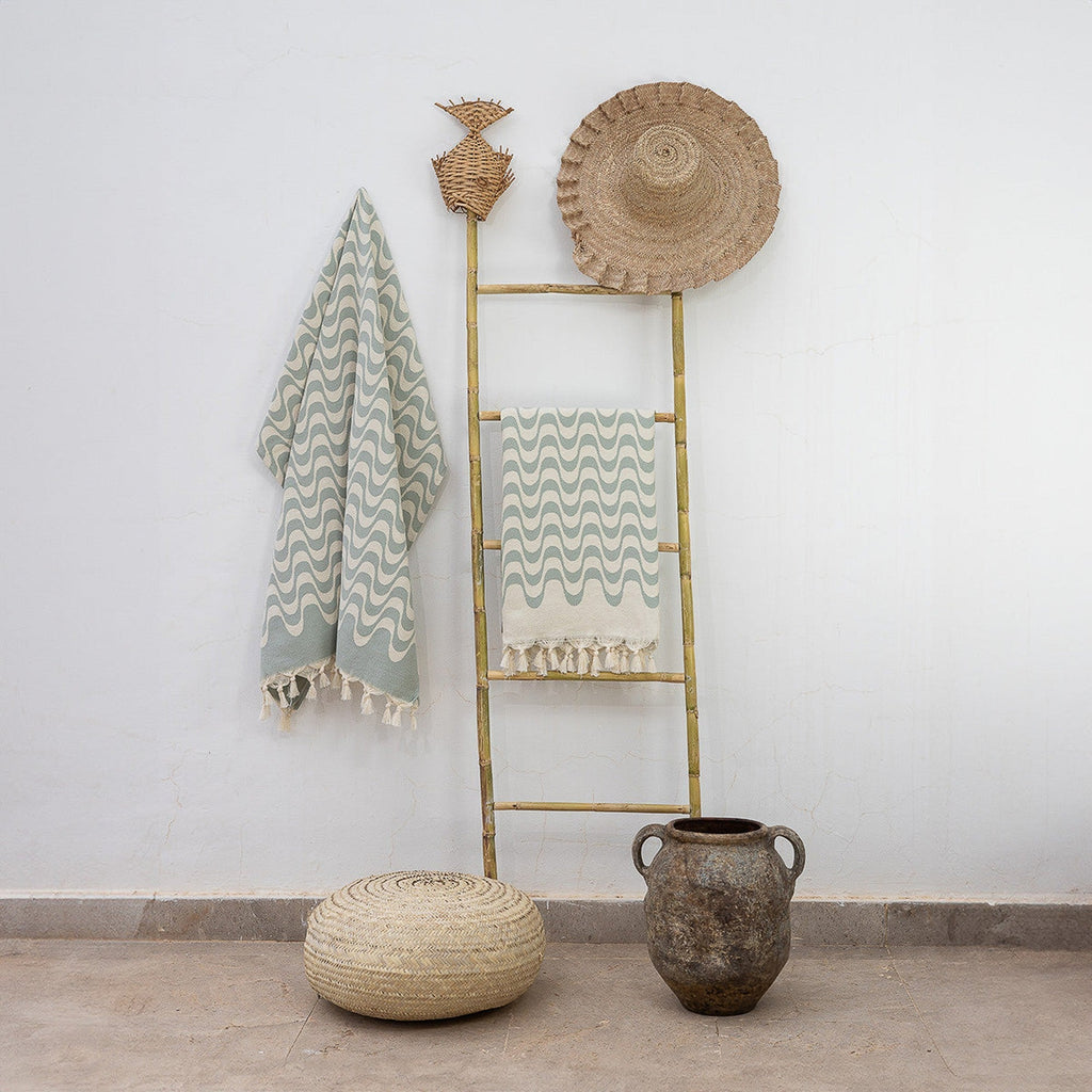 Cabana - Fouta Jacquard - Vert D'Eau